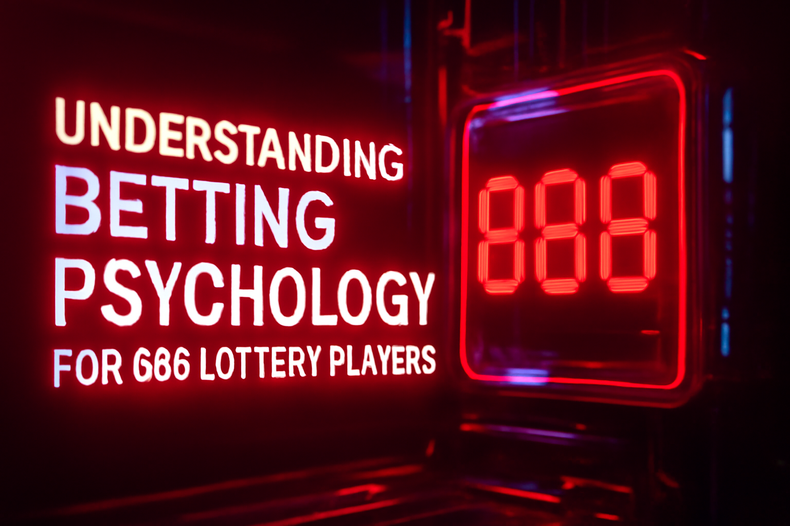 An informative scene depicting the 888 Lottery platform with highlighted features.