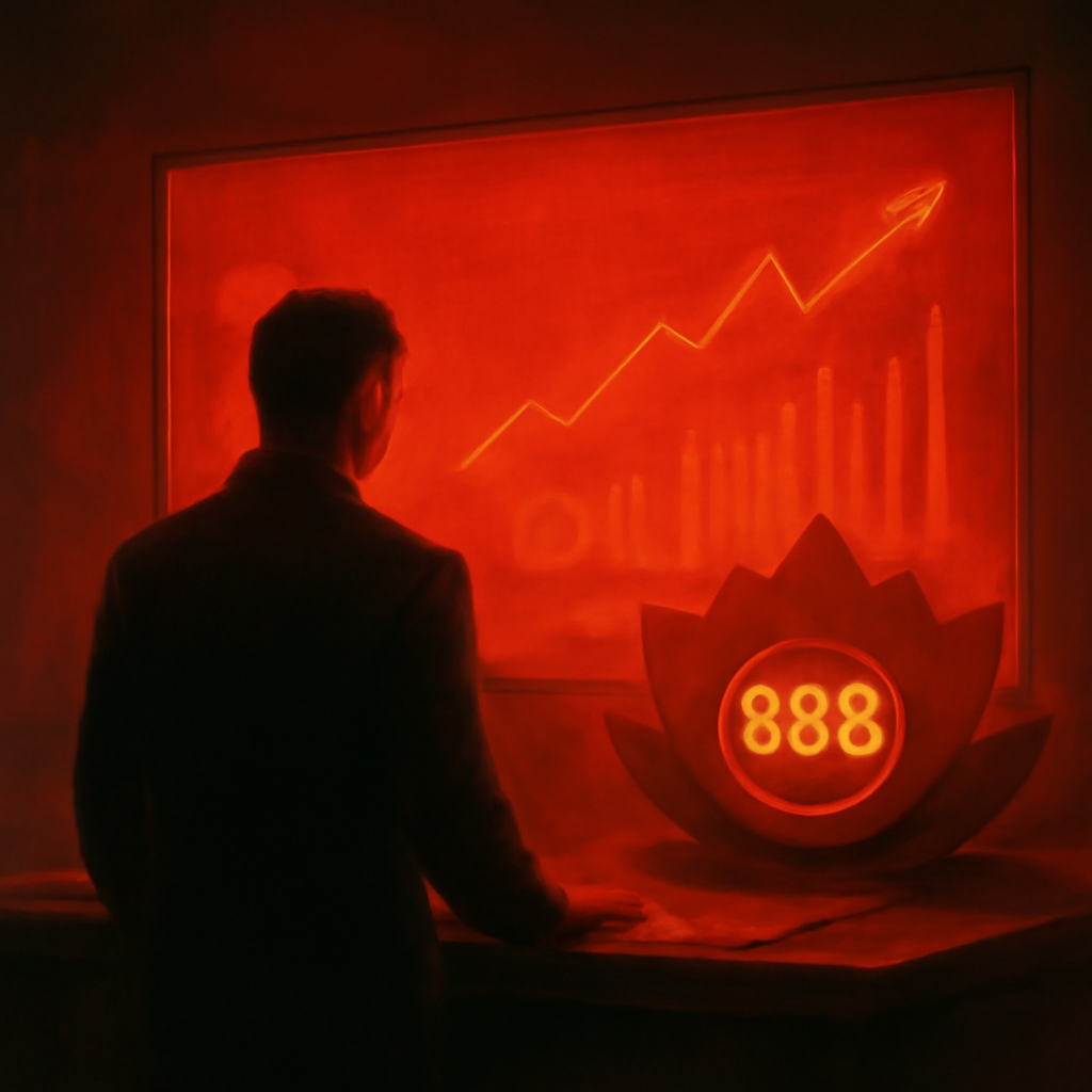 Educational diagram related to the 888 Lottery login process.