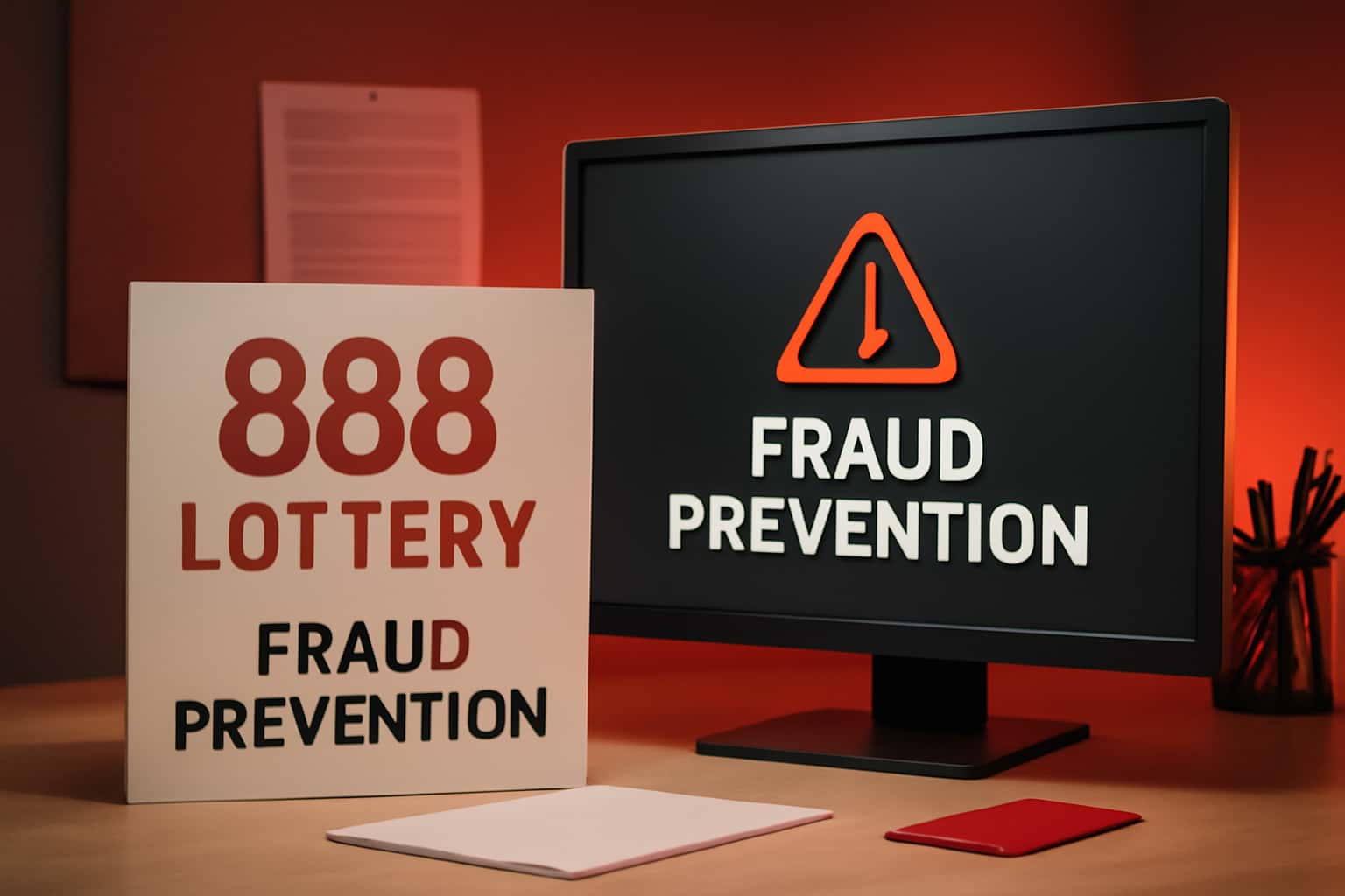 A visual representation of 888 Lottery fraud prevention strategies.