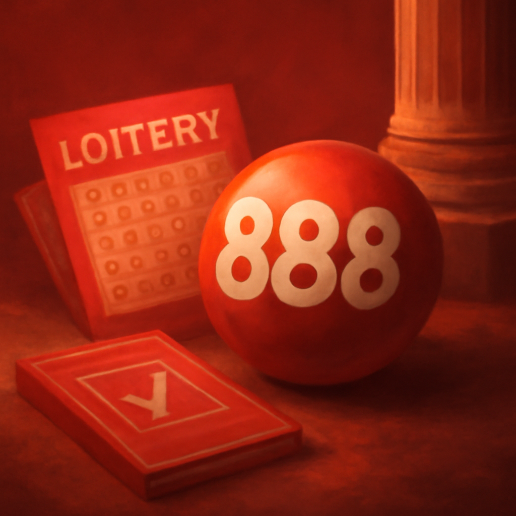 Illustration explaining the advantages of 888 Lottery membership.