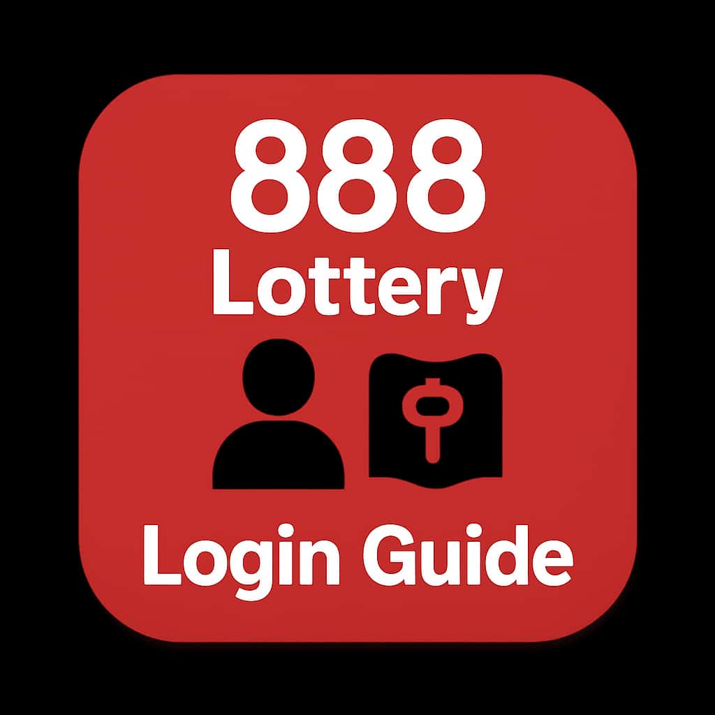 Icon for 888 Lottery Login Guide, designed to assist users.