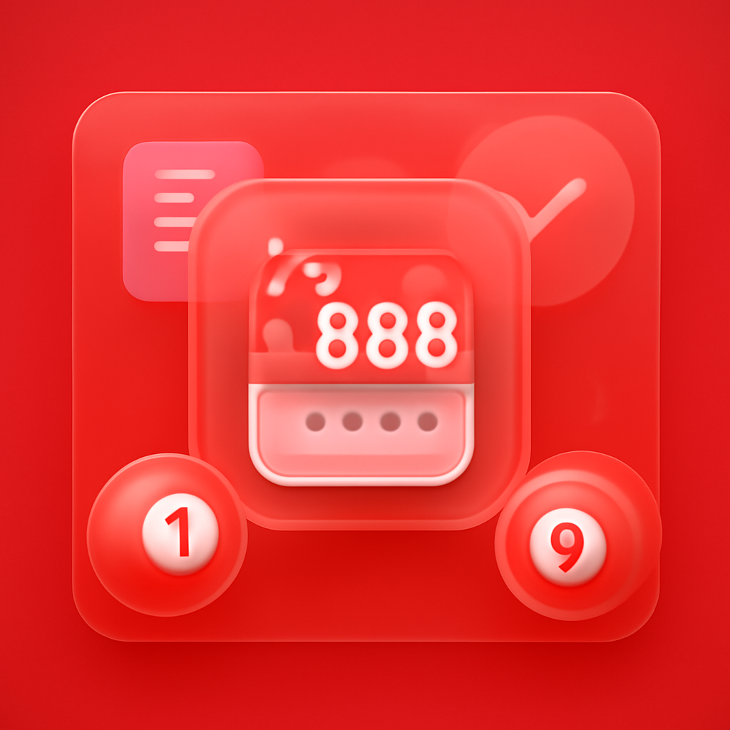 An educational diagram illustrating account security measures for 888 Lottery.