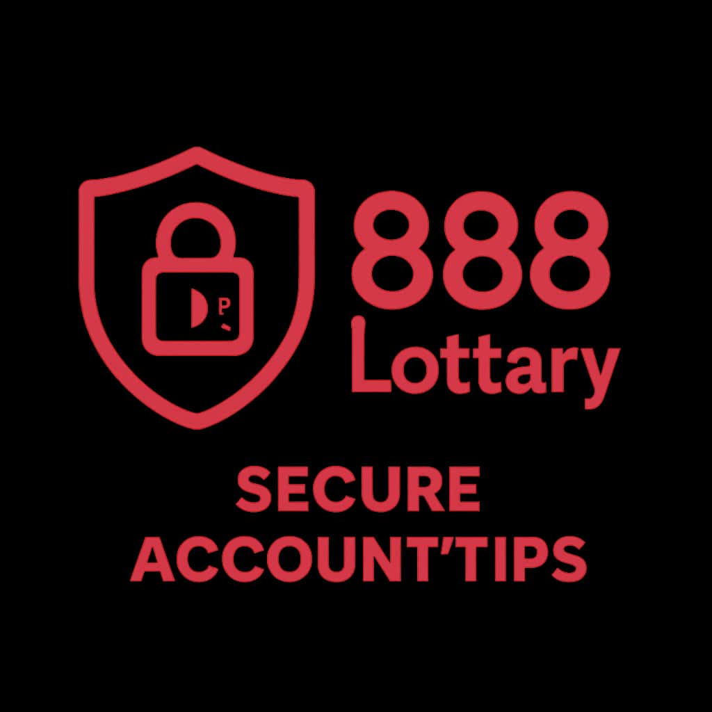 Badge icon representing secure 888 Lottery account tips.